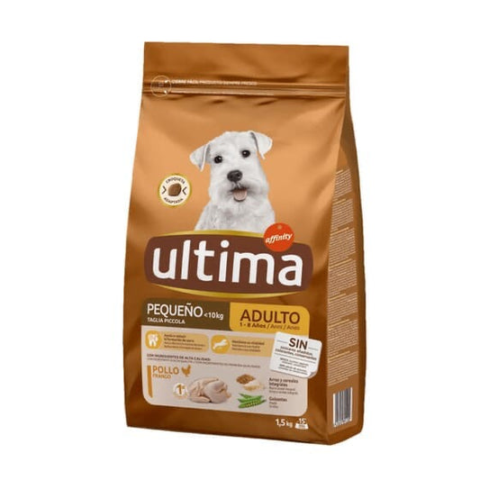ULTIMA Mini Adulte 2kg_10kg pour chien poulet 1.5kg