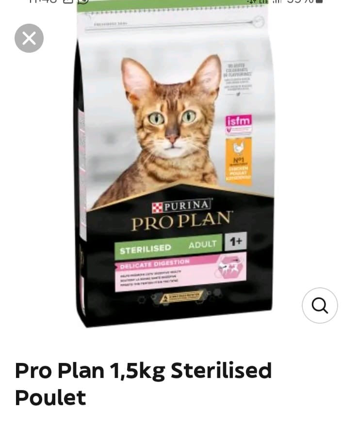 Purina proplan sterilised poulet 1.5kg