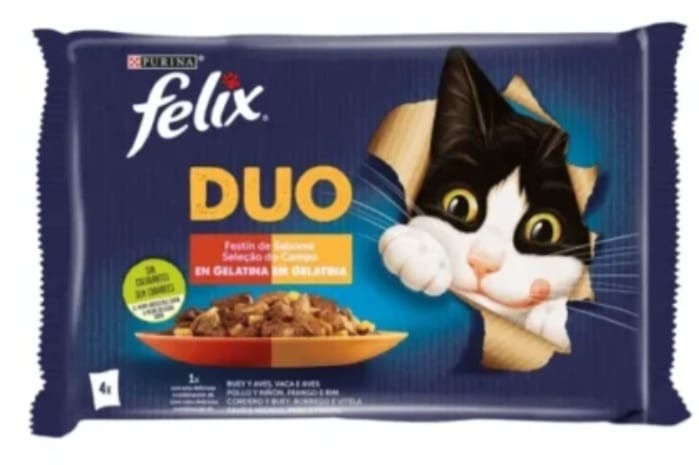 Purina Felix DUO poulet & boeuf 4*85g