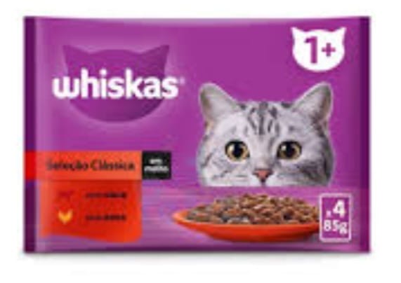 Whiskas in sauce boeuf & poulet Adult 4*85g
