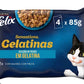 Purina Sensations Gelatinas Mèlange de poissons 4*85g