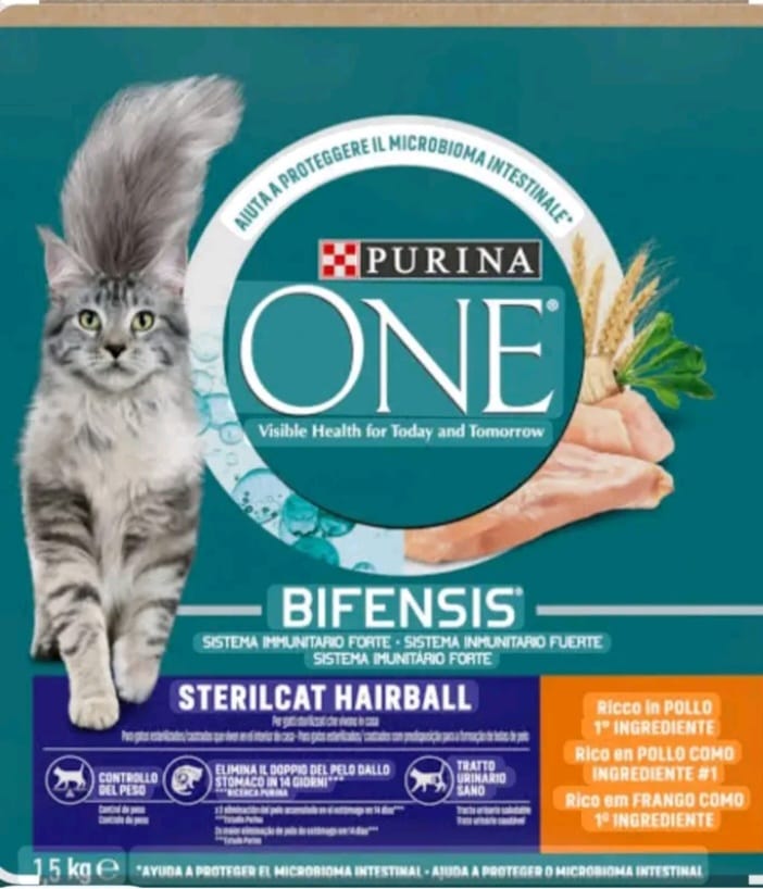Purina ONE stérilisé hairball poulet 1.5kg