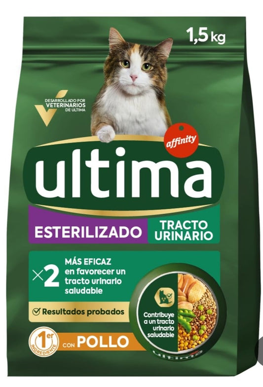 ULTIMA Sterilisè Urinary chat Adulte poulet 1.5kg