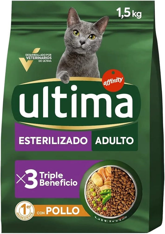 ULTIMA sterilisè chat Adulte poulet 1.5kg