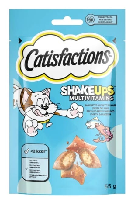 Catisfactions sHAKEUpS Multivitamins aux fruits de mer 55g