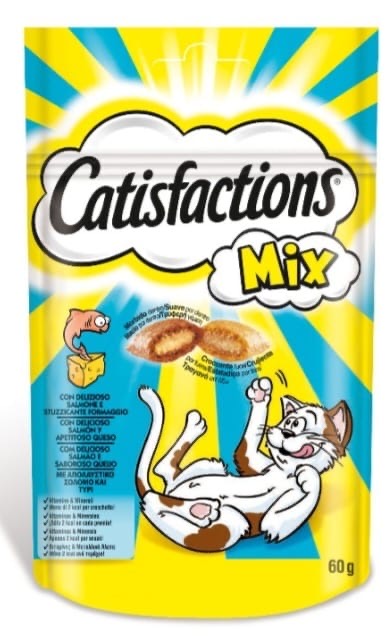 Catisfactions MIX Saumon & Fromage 60g